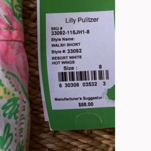 Lilly Pulitzer Shorts! Size 8. NWT - Picture 2 of 5